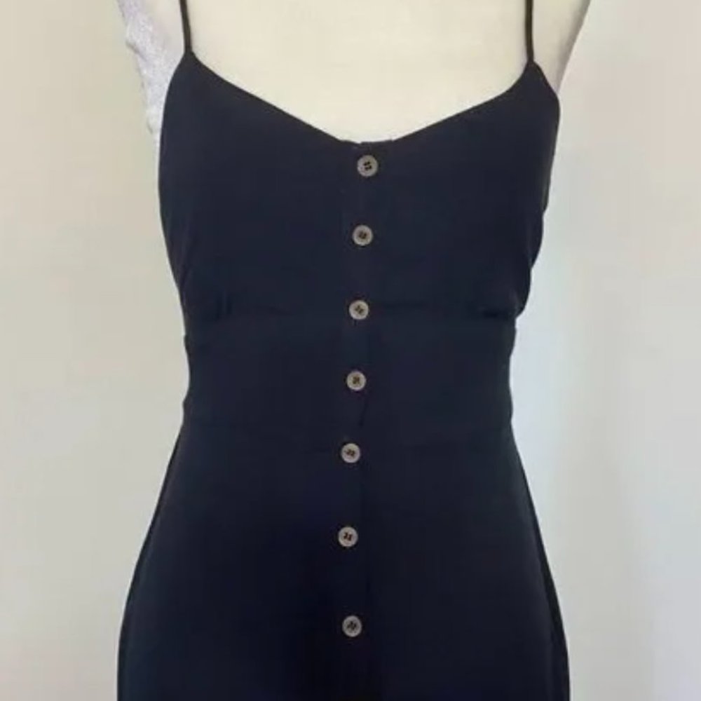 Black Buttonfront Midi Dress By Code Mode - image 8